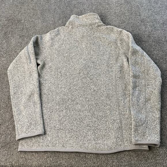 Patagonia Better Sweater Quarter Zip Fleece Gray Women Medium Fall Winter Comfy - Picture 2 of 14